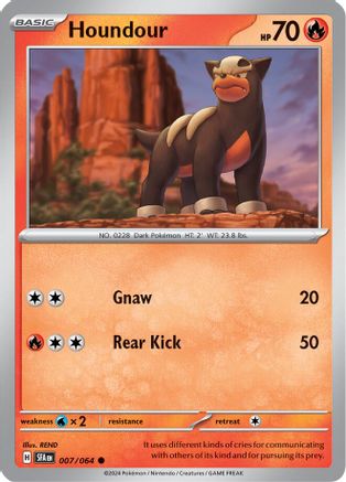 Houndour (7/064) - SV Shrouded Fable  - Common