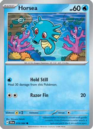 Horsea 10 - SV Shrouded Fable Reverse Holofoil