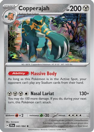 Copperajah (42/064) - SV Shrouded Fable Reverse Holofoil - Rare