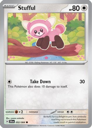 Stufful (52/064) - SV Shrouded Fable Reverse Holofoil - Common