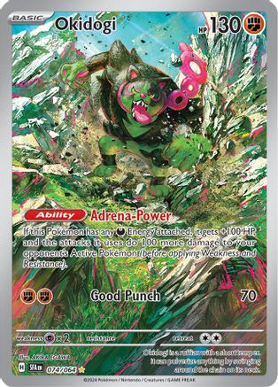 Okidogi (74/064) - SV Shrouded Fable Holofoil - Illustration Rare