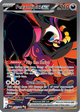 Fezandipiti ex (92/064) - SV Shrouded Fable Holofoil - Special Illustration Rare