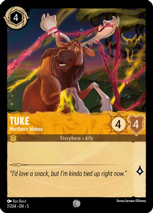 (007/204)  Tuke - Northern Moose - Shimmering Skies  Cold Foil