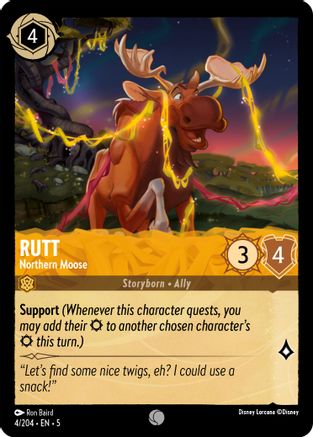 (004/204)  Rutt - Northern Moose - Shimmering Skies  Cold Foil