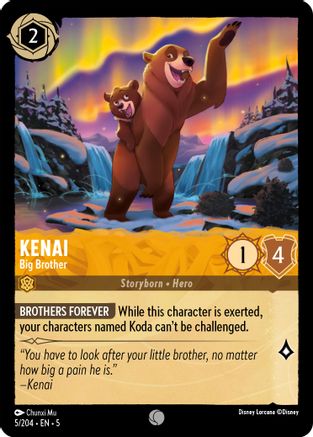 (005/204)  Kenai - Big Brother - Shimmering Skies  Cold Foil