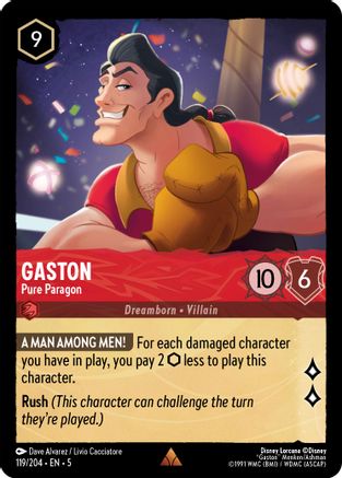 (119/204)  Gaston - Pure Paragon - Shimmering Skies  Normal