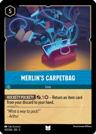 (167/204)  Merlin's Carpetbag - Shimmering Skies  Cold Foil