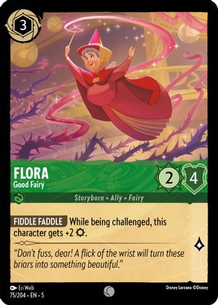 (075/204)  Flora - Good Fairy - Shimmering Skies  Normal