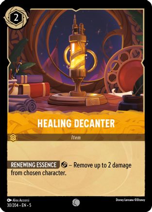 (030/204)  Healing Decanter - Shimmering Skies  Cold Foil