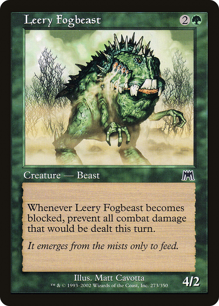 Leery Fogbeast (ONS-273) - Onslaught Foil