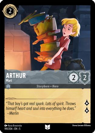 (190/204) Arthur - Wart - Shimmering Skies Cold Foil