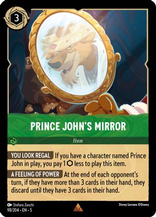 Prince John's Mirror (98/204) - Shimmering Skies Cold Foil