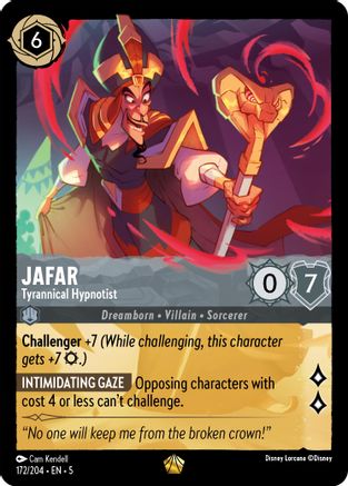 (172/204)  Jafar - Tyrannical Hypnotist - Shimmering Skies  Normal