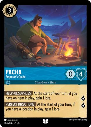 Pacha - Emperor's Guide (143/204) - Shimmering Skies Cold Foil