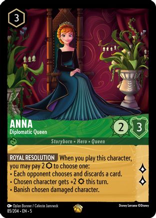 (085/204)  Anna - Diplomatic Queen - Shimmering Skies  Normal