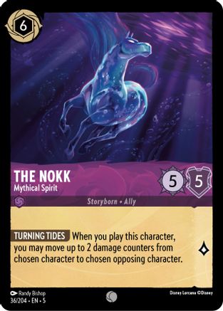 (036/204)  The Nokk - Mythical Spirit - Shimmering Skies  Cold Foil