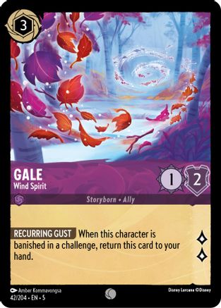 (042/204)  Gale - Wind Spirit - Shimmering Skies  Cold Foil