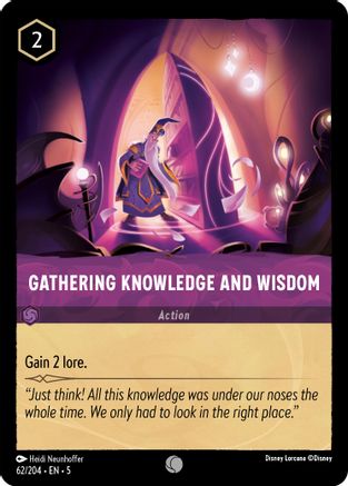 (062/204)  Gathering Knowledge and Wisdom - Shimmering Skies  Normal