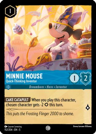 (152/204)  Minnie Mouse - Quick-Thinking Inventor - Shimmering Skies  Normal