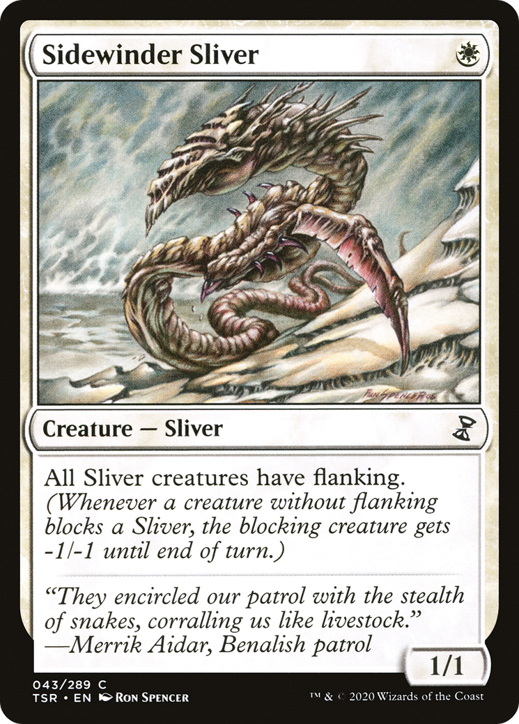 Sidewinder Sliver (TSR-043) - Time Spiral Remastered Foil