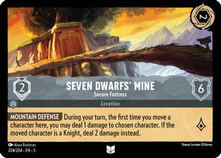 Seven Dwarfs' Mine - Secure Fortress (204/204) - Shimmering Skies Cold Foil