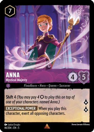 (046/204)  Anna - Mystical Majesty - Shimmering Skies  Cold Foil