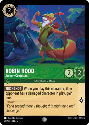 Robin Hood - Archery Contestant (77/204) - Shimmering Skies Cold Foil