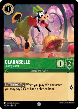 (086/204)  Clarabelle - Clumsy Guest - Shimmering Skies  Cold Foil