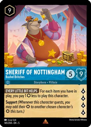 (145/204) Sheriff of Nottingham - Bushel Britches - Shimmering Skies Normal