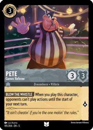 (195/204)  Pete - Games Referee - Shimmering Skies  Cold Foil