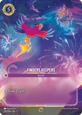 (210/204)  Finders Keepers (Enchanted) - Shimmering Skies  Holofoil