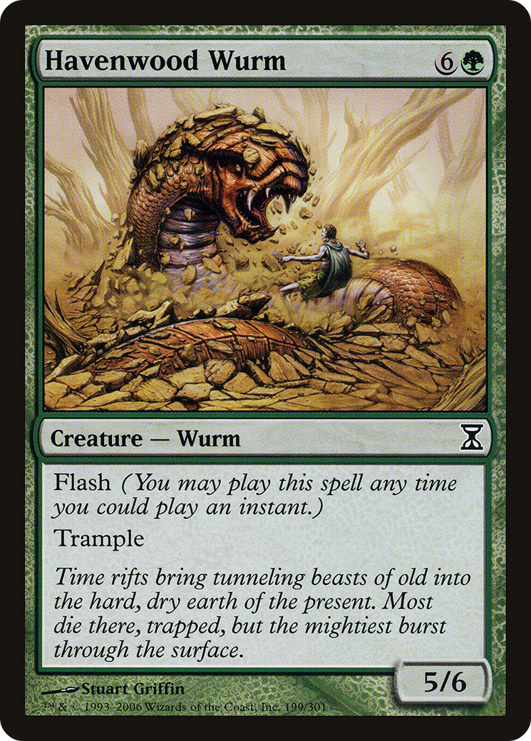 Havenwood Wurm (TSP-199) - Time Spiral