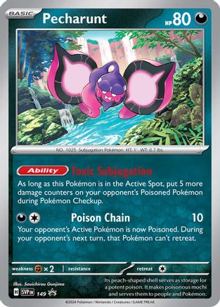 Pecharunt 149 - SV Scarlet & Violet Promo Cards Holofoil - Promo