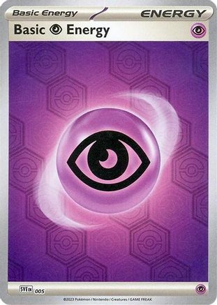 Basic Psychic Energy (5) - SV Shrouded Fable Reverse Holofoil - Common