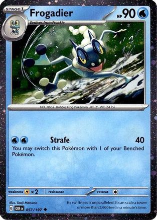 Frogadier - 057/197 (Cosmos Hoil) 57 - Miscellaneous Cards & Products Holofoil