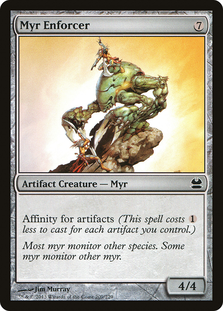 Myr Enforcer (MMA-209) - Modern Masters Foil