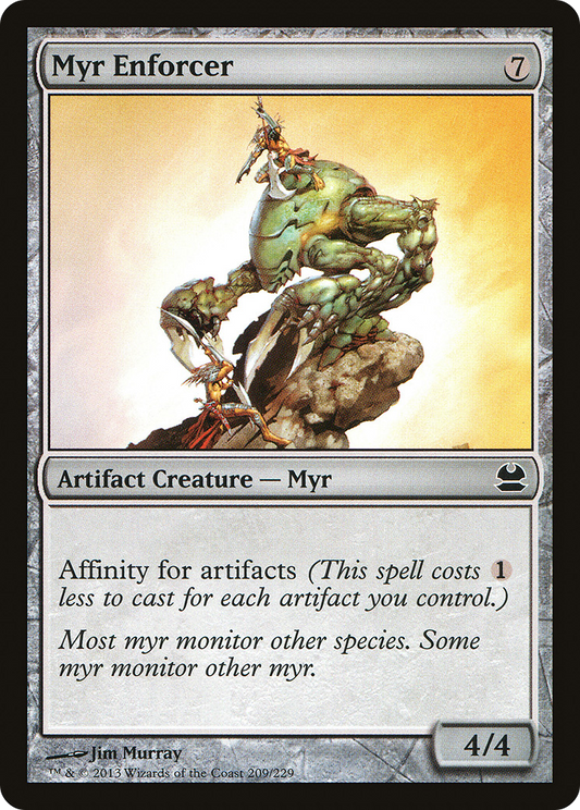 Myr Enforcer (MMA-209) - Modern Masters Foil