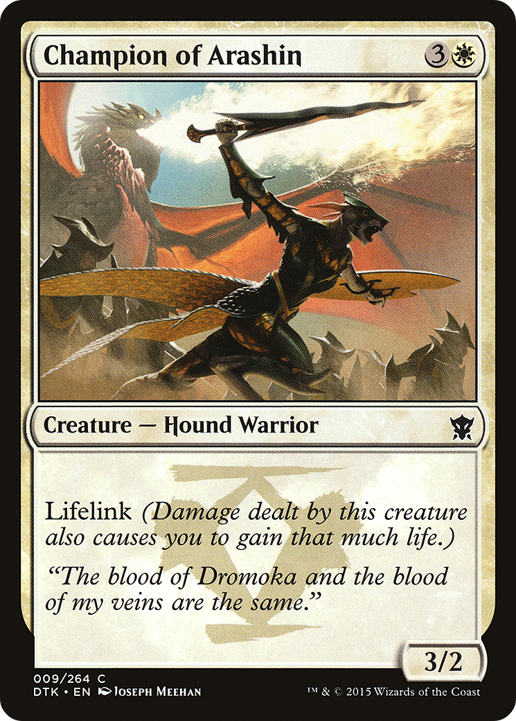 Champion of Arashin (DTK-009) - Dragons of Tarkir Foil