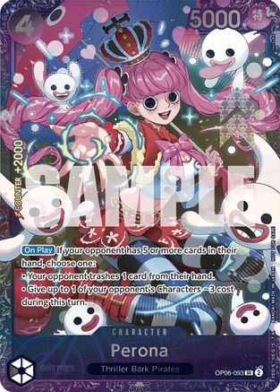 Perona (Treasure Cup 2024) (OP06-093) - One Piece Promotion Cards Foil