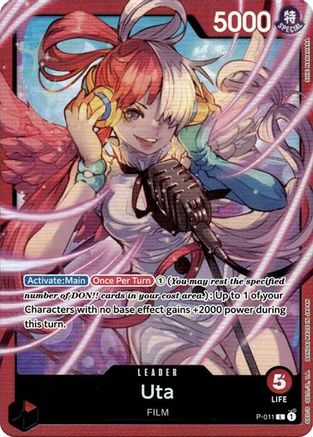 (P-011) Uta - P-011 (Premium Card Collection -Uta-) - One Piece Promotion Cards Foil