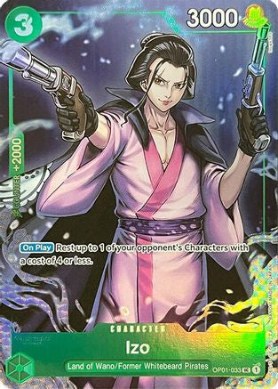 (OP01-033) Izo (Premium Card Collection -BANDAI CARD GAMES Fest. 23-24 Edition-) - One Piece Promotion Cards Foil