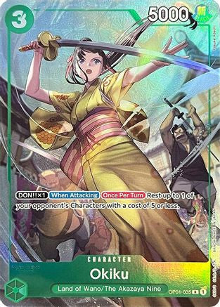 (OP01-035) Okiku (Premium Card Collection -BANDAI CARD GAMES Fest. 23-24 Edition-) - One Piece Promotion Cards Foil