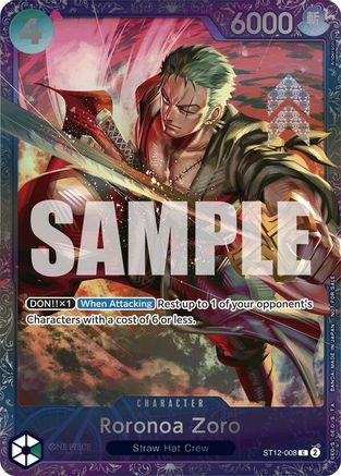 (ST12-008) Roronoa Zoro (Treasure Cup 2024) - One Piece Promotion Cards Foil