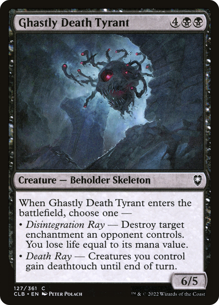 Ghastly Death Tyrant (CLB-127) - Commander Legends: Battle for Baldur's Gate Foil