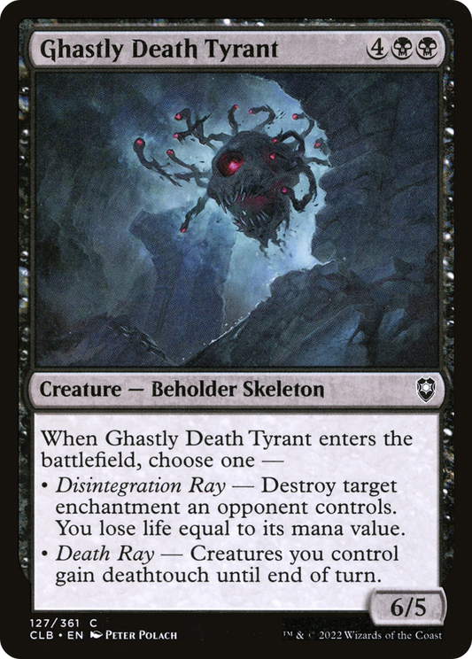 Ghastly Death Tyrant (CLB-127) - Commander Legends: Battle for Baldur's Gate Foil