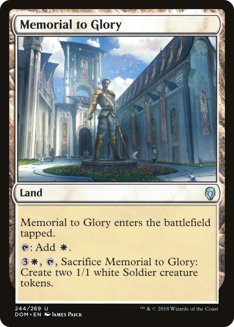 Memorial to Glory (DOM-244) - Dominaria