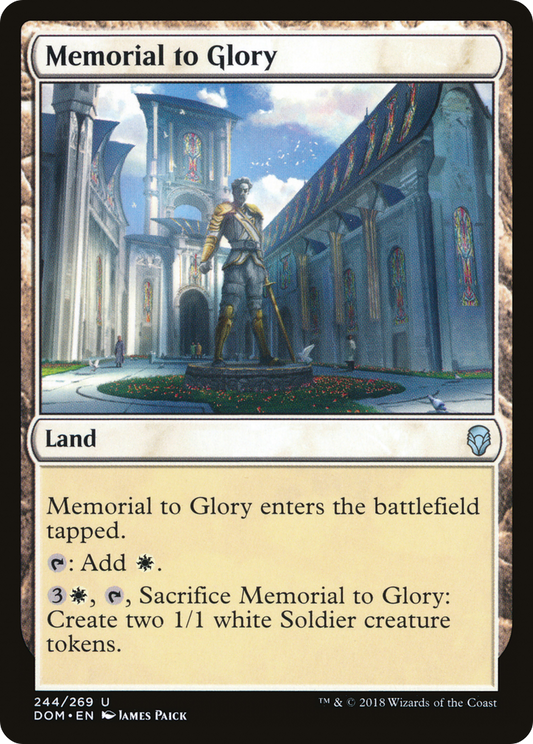 Memorial to Glory (DOM-244) - Dominaria