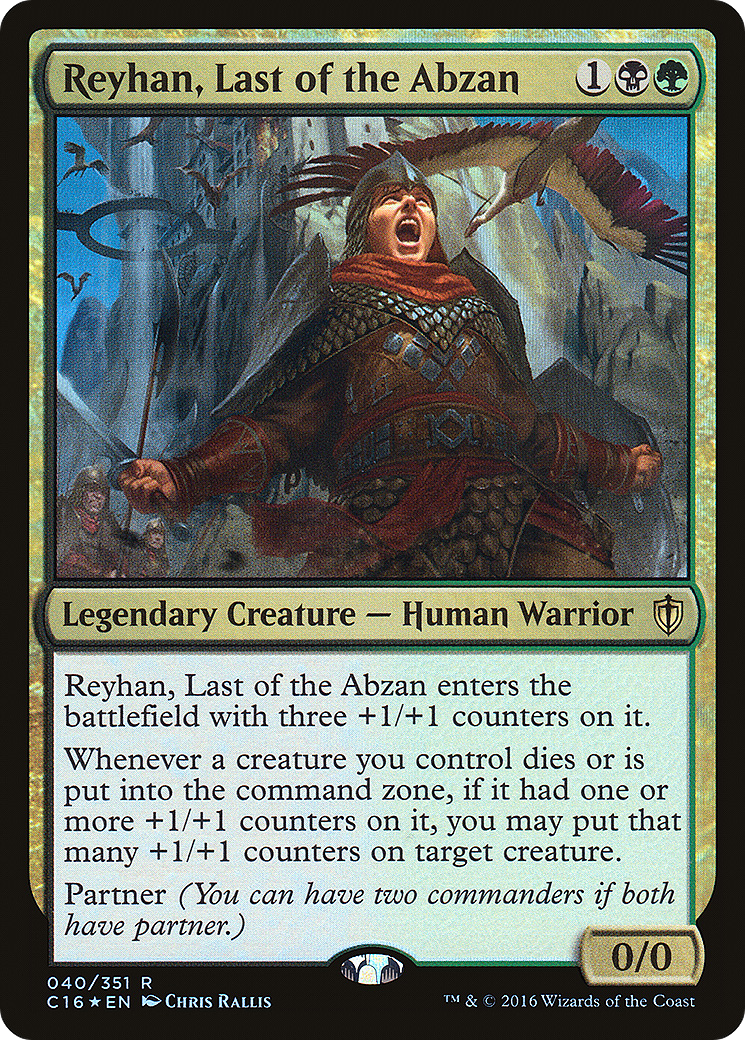 Reyhan, Last of the Abzan (C16-040) - Commander 2016 Foil