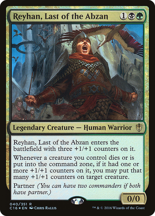 Reyhan, Last of the Abzan (C16-040) - Commander 2016 Foil