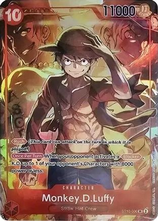 Monkey.D.Luffy (Treasure Booster Set) (ST10-006) - One Piece Promotion Cards Foil